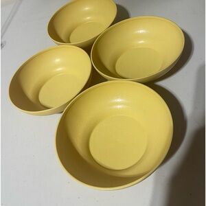 Vintage Four Tupperware Bowls